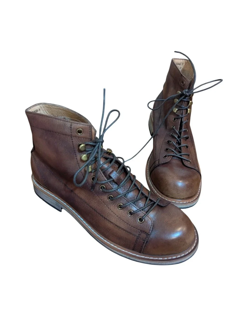 New Triboots Crest Of The Nightfall Handmade Quality Leather Lace Up Bootsbsz 10